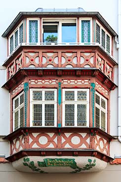 Hausfront in Jena