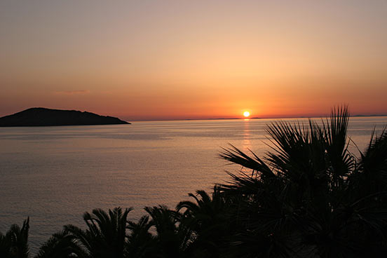 Sonnenaufgang am Mittelmeer