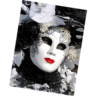 Masken gehören zu Venedig