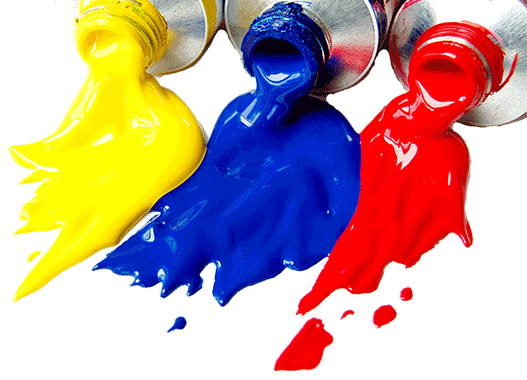Farben in Tuben
