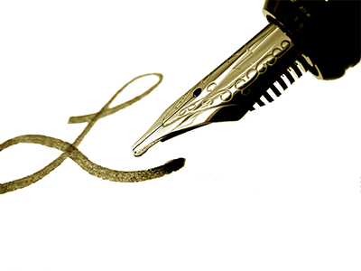 Schriftzug Kalligraphie
